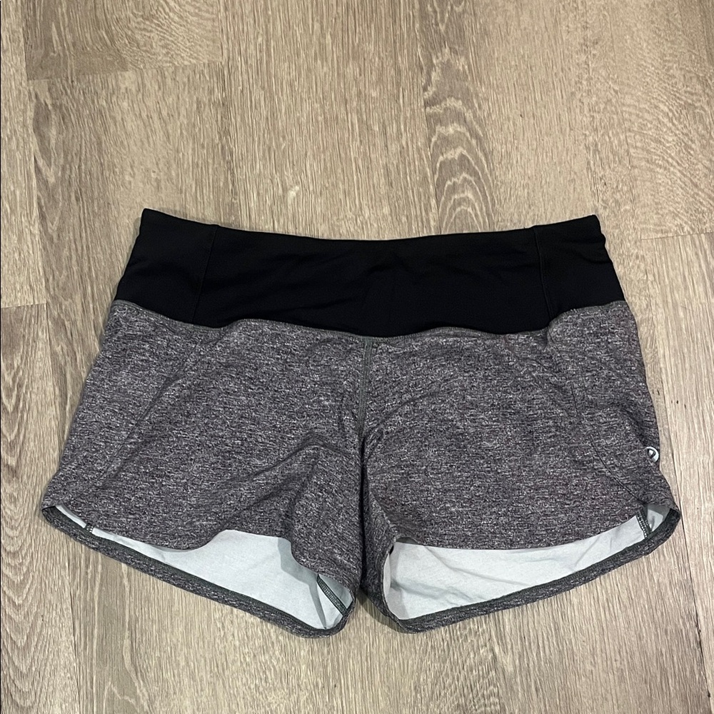 Lululemon Black and Gray Shorts